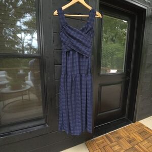 Lulu's Blue Sleeveless Maxi Sundress